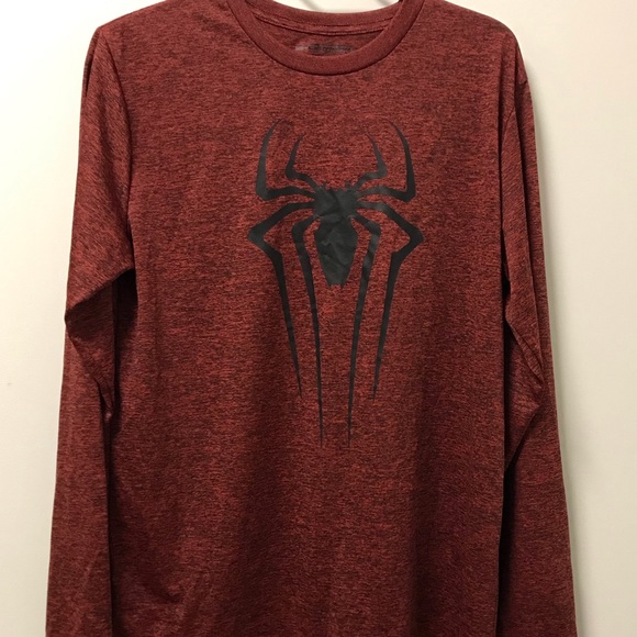 Amazing Spider Man 2 Red Polyester Shirt! - Picture 7 of 10